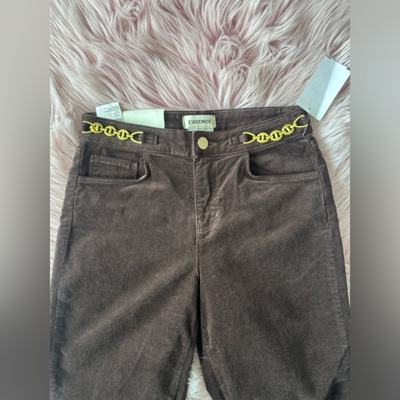 NWT Lagence Paris Stevie Velvet Jean Size24 $325 - Picture 10 of 11